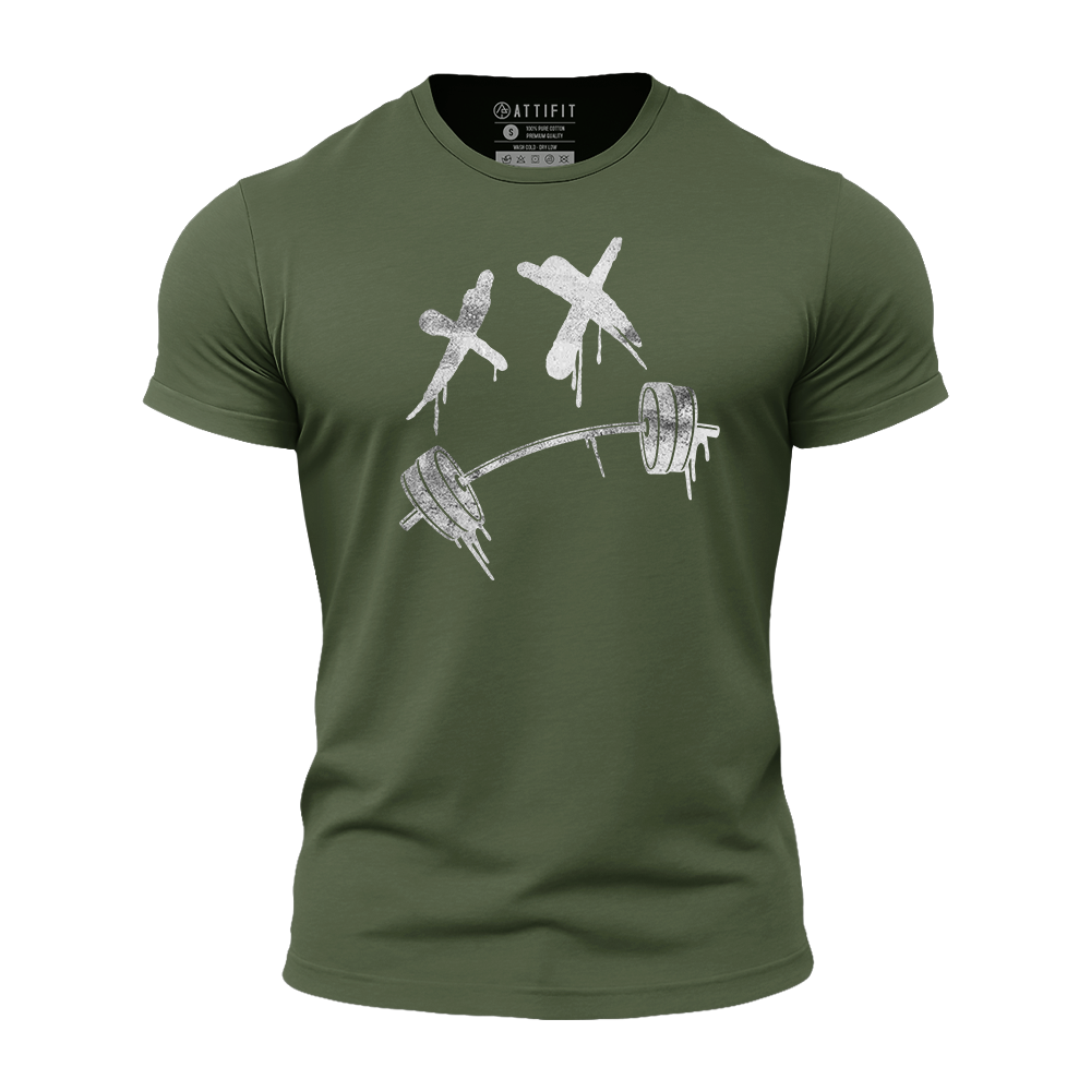 Fitness Smiley Athletic Quick-Dry T-Shirt