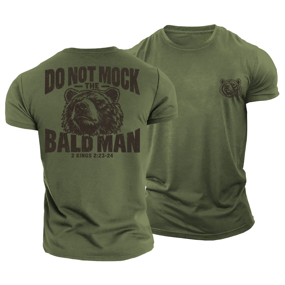 Respect the Bald Man Cotton T-Shirt