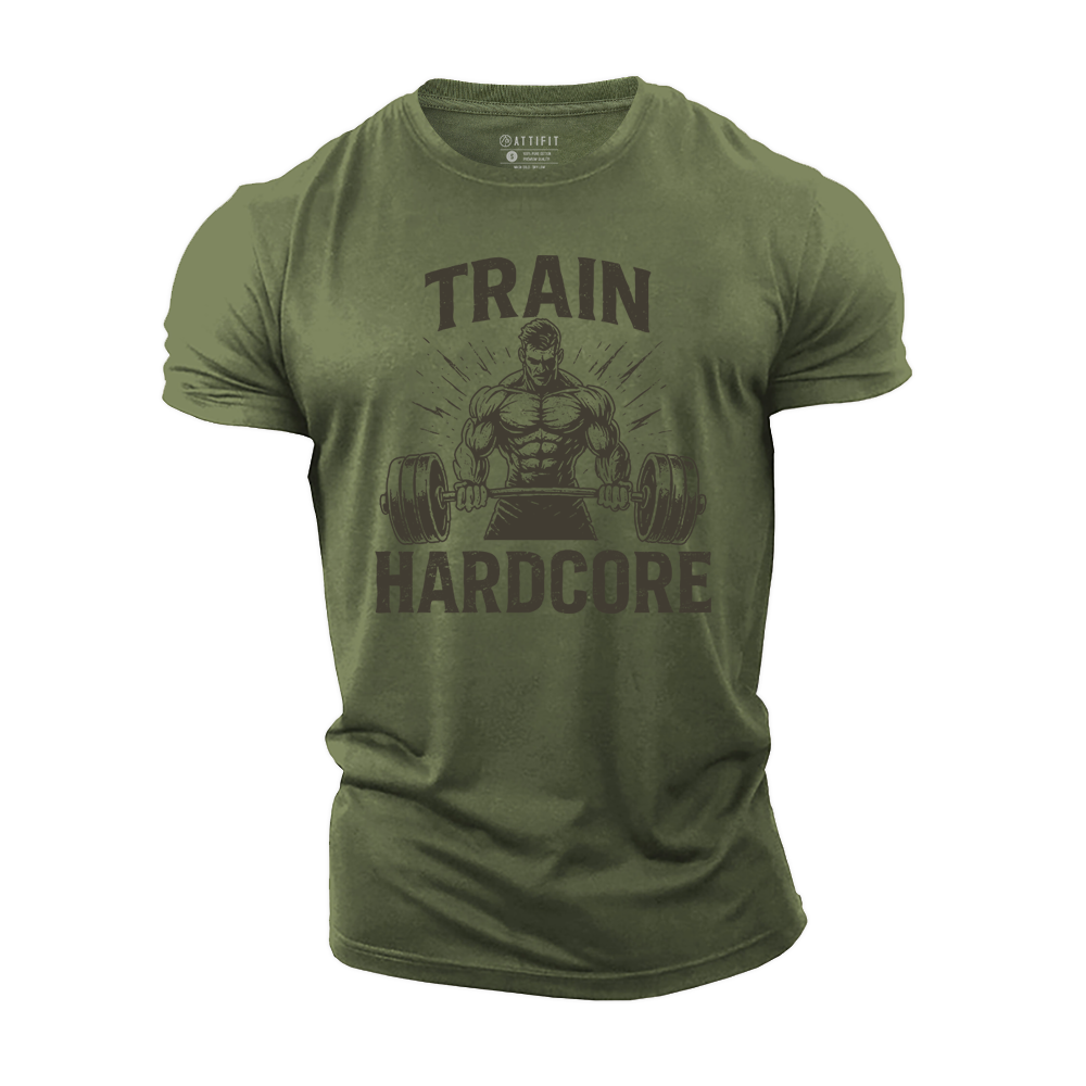 Train Hardcore Cotton T-Shirt