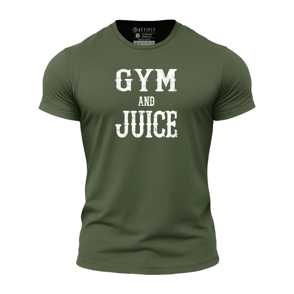Gym and Juice Athletic Quick-Dry T-Shirt