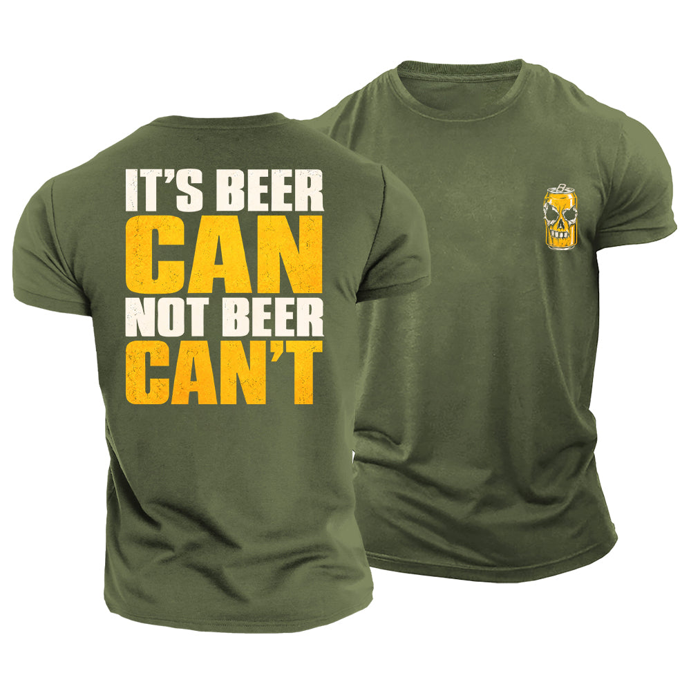 Beer Can Do It Cotton T-Shirt