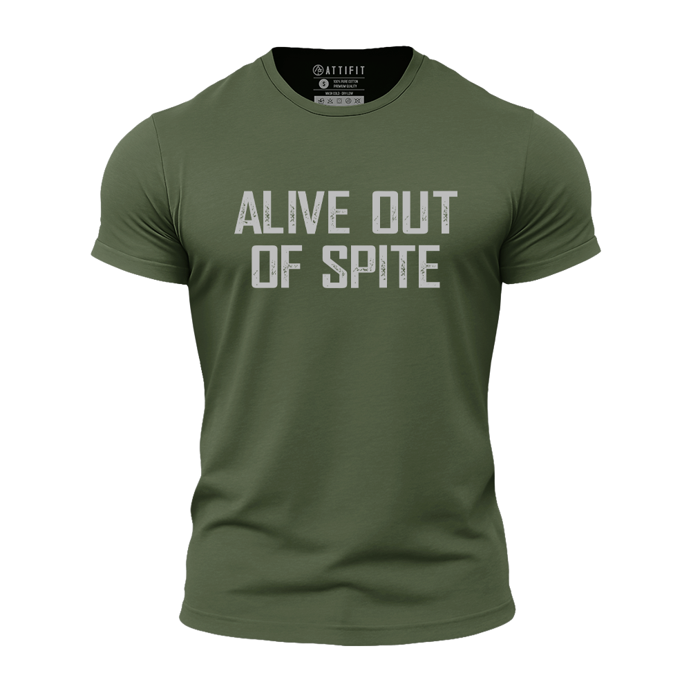 Alive Out Of Spite Athletic Quick-Dry T-Shirt