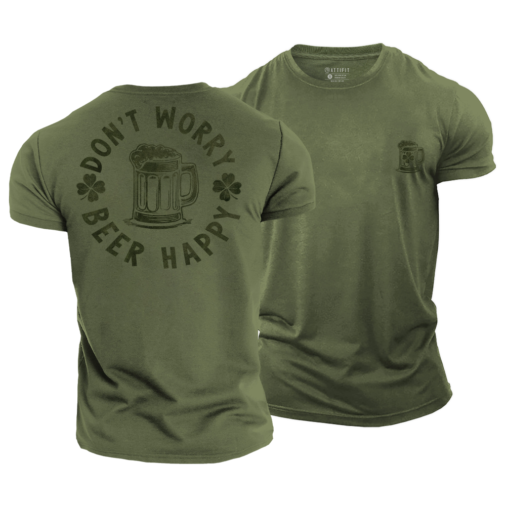 Don‘t Worry Beer Happy Cotton T-Shirt