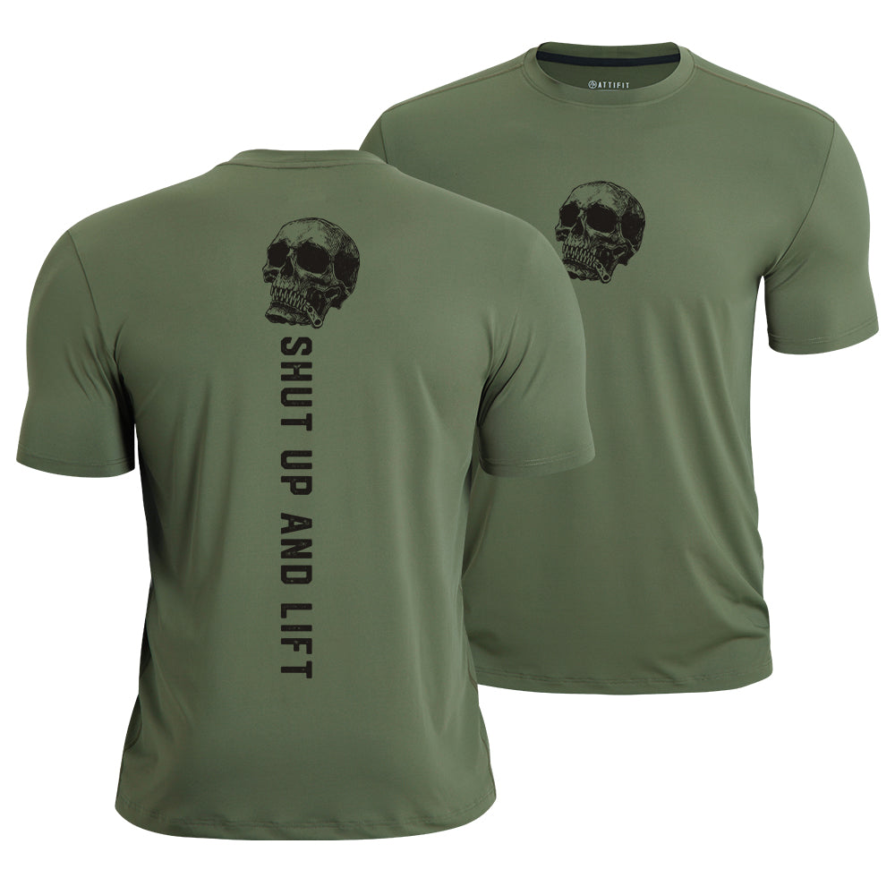 Skull Lifting Power Quick-Dry T-Shirt