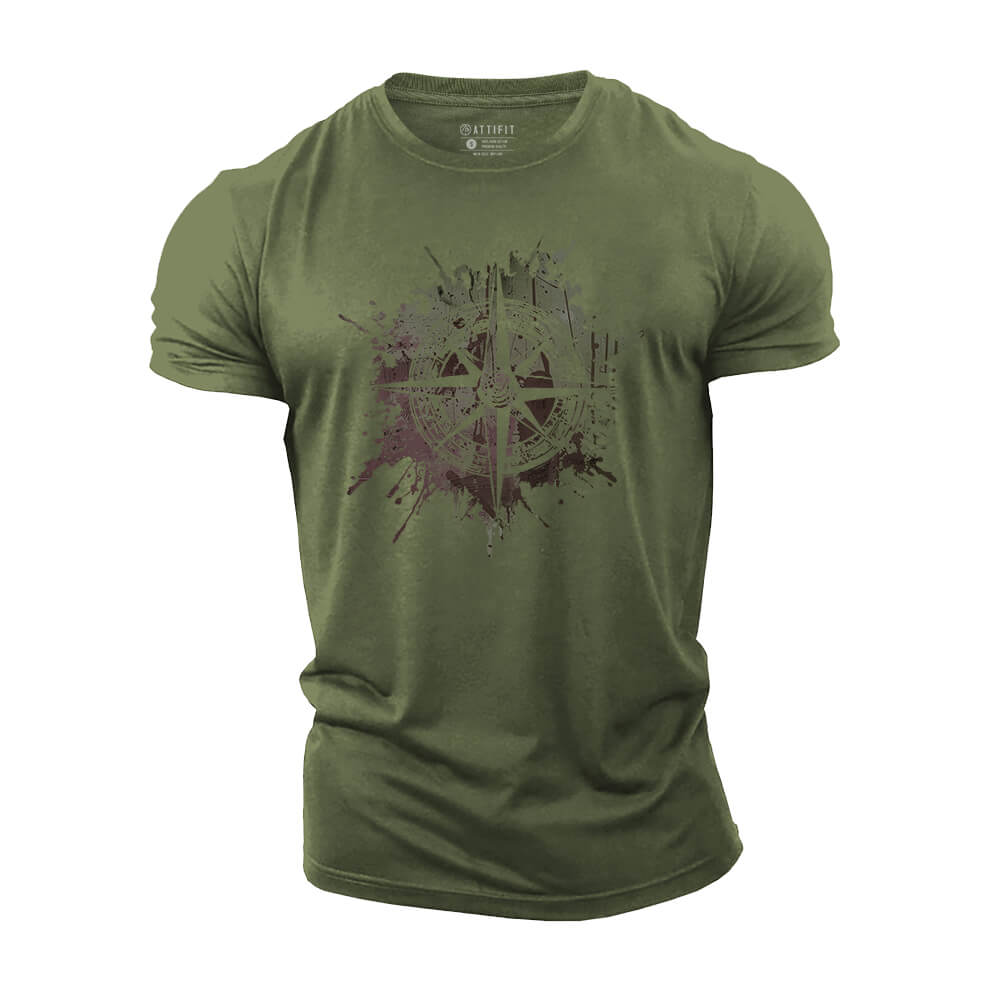 Wander Compass Cotton T-Shirt