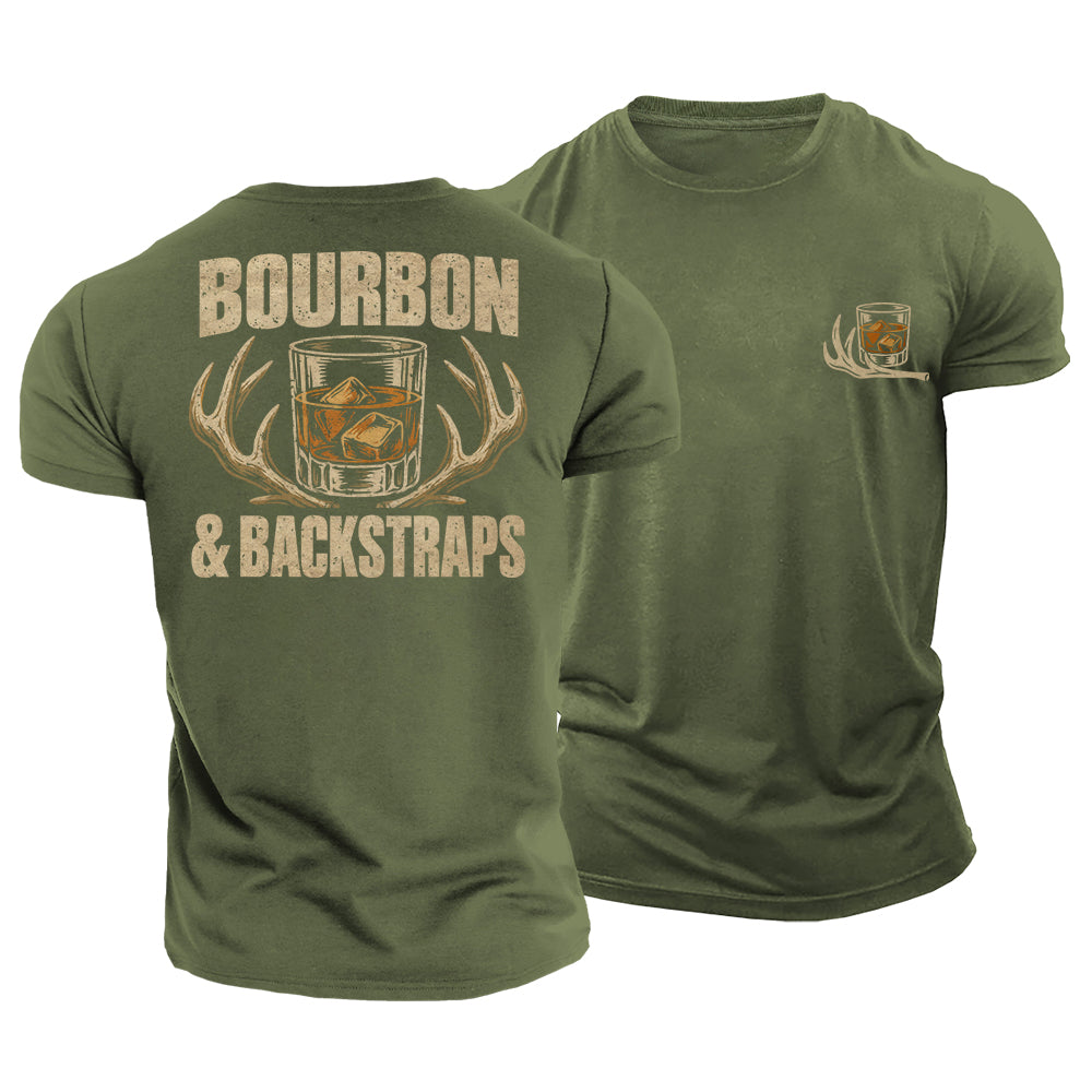 Bourbon and Backstraps Cotton T-Shirt