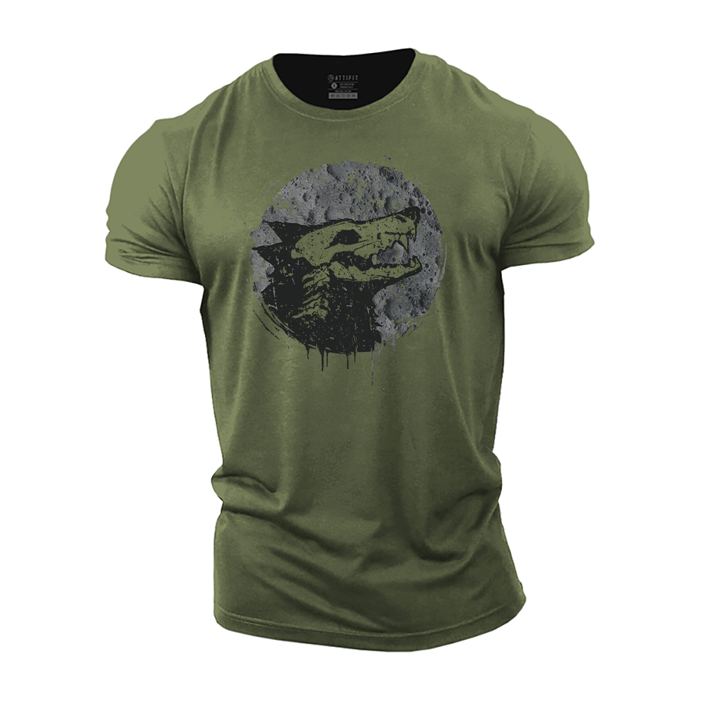 Monster Wolf Cotton T-Shirt