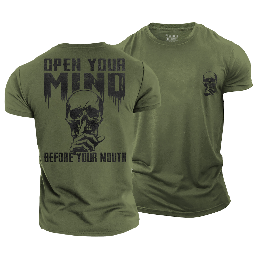 Mind Before Mouth Cotton T-Shirt