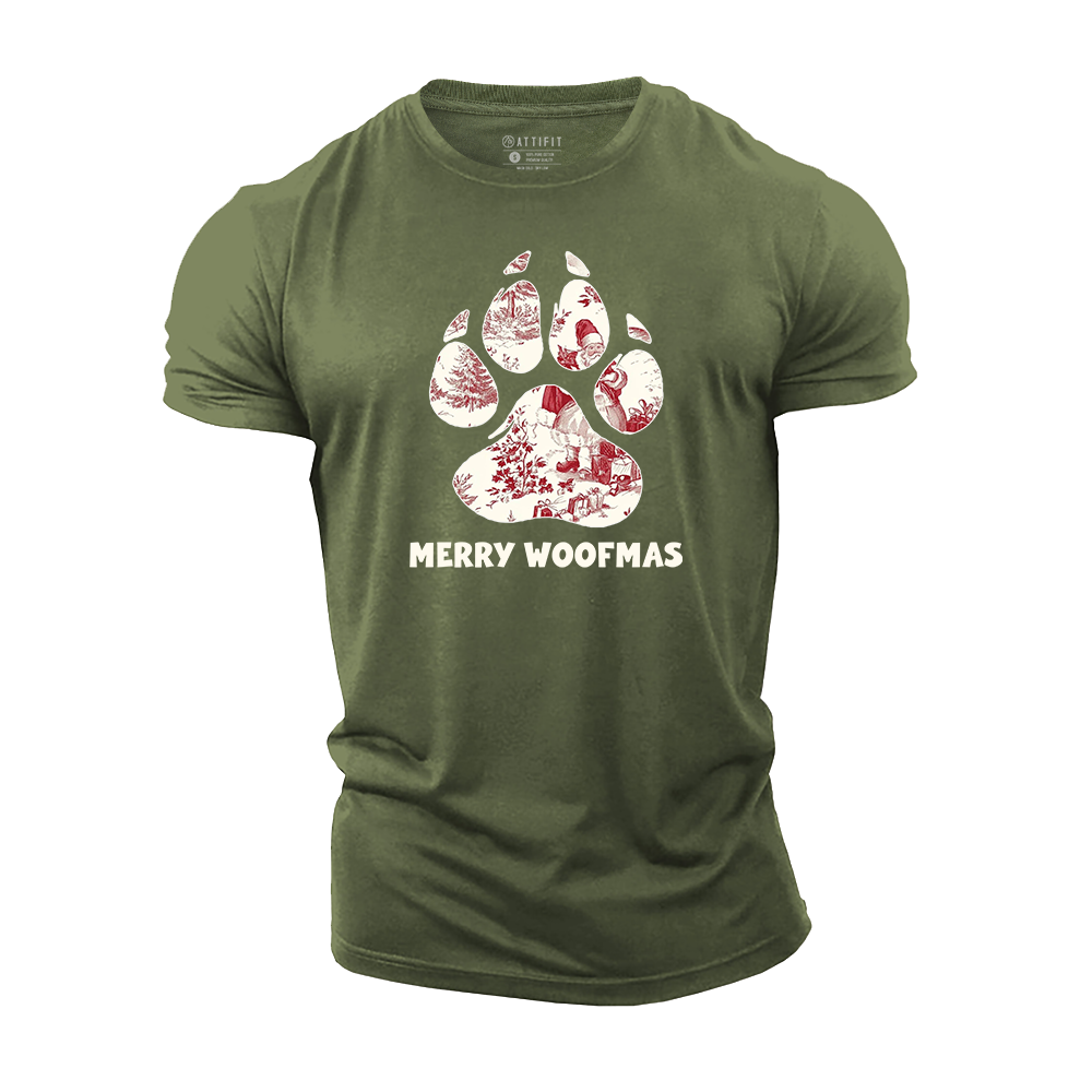 Merry Woofmas Cotton T-Shirt