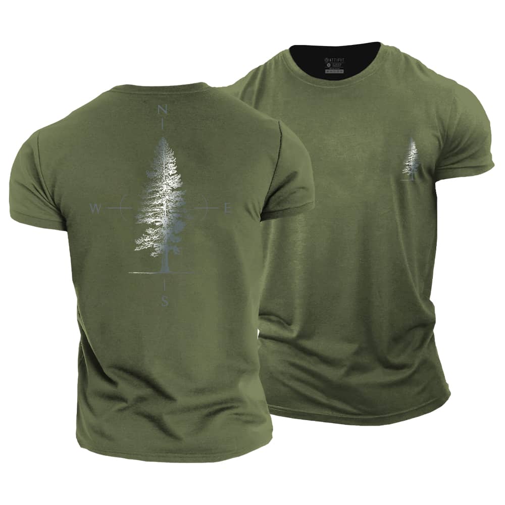 The Direction Of Trees Cotton T-Shirt