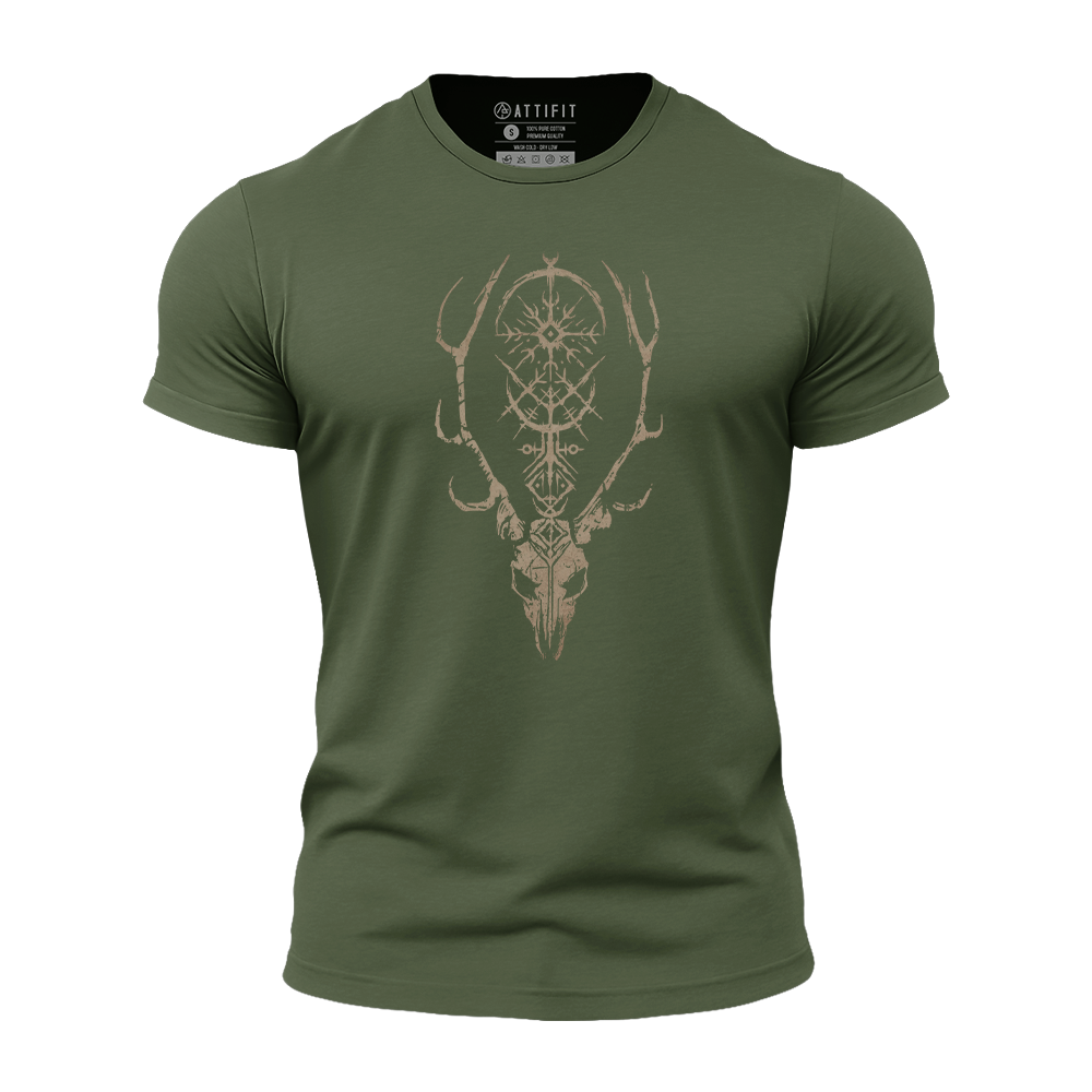 Viking Elk Athletic Quick-Dry T-Shirt