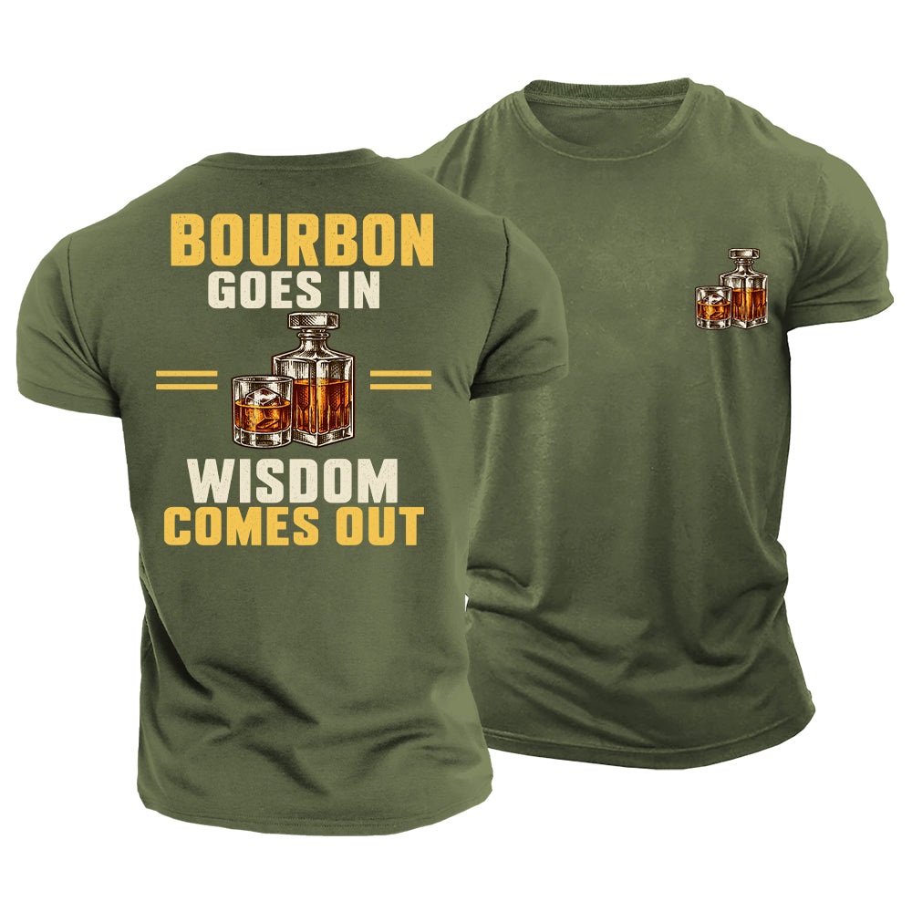 Bourbon Wisdom Cotton T-Shirt