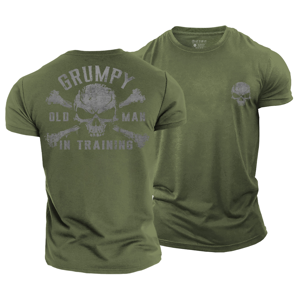Grumpy Old Man in Training Cotton T-Shirt