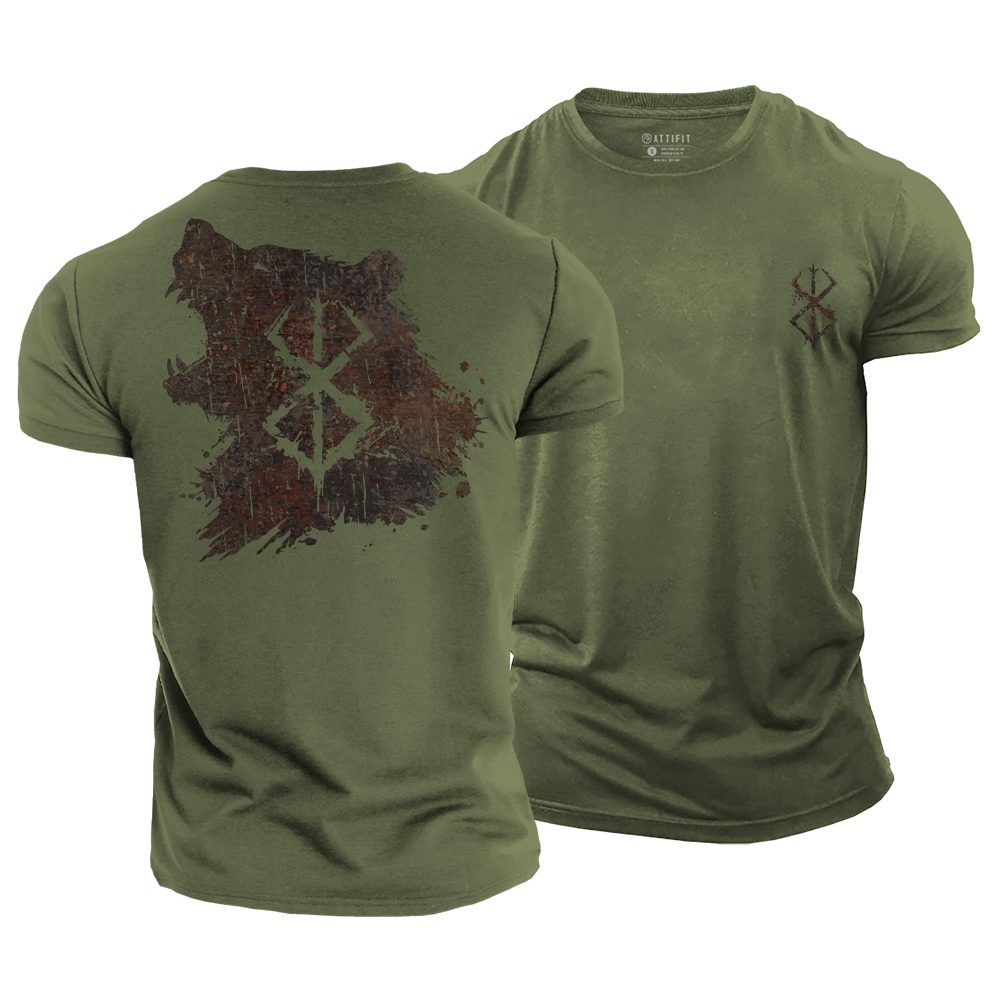 Wikinger-Grafik-T-Shirts aus Baumwolle