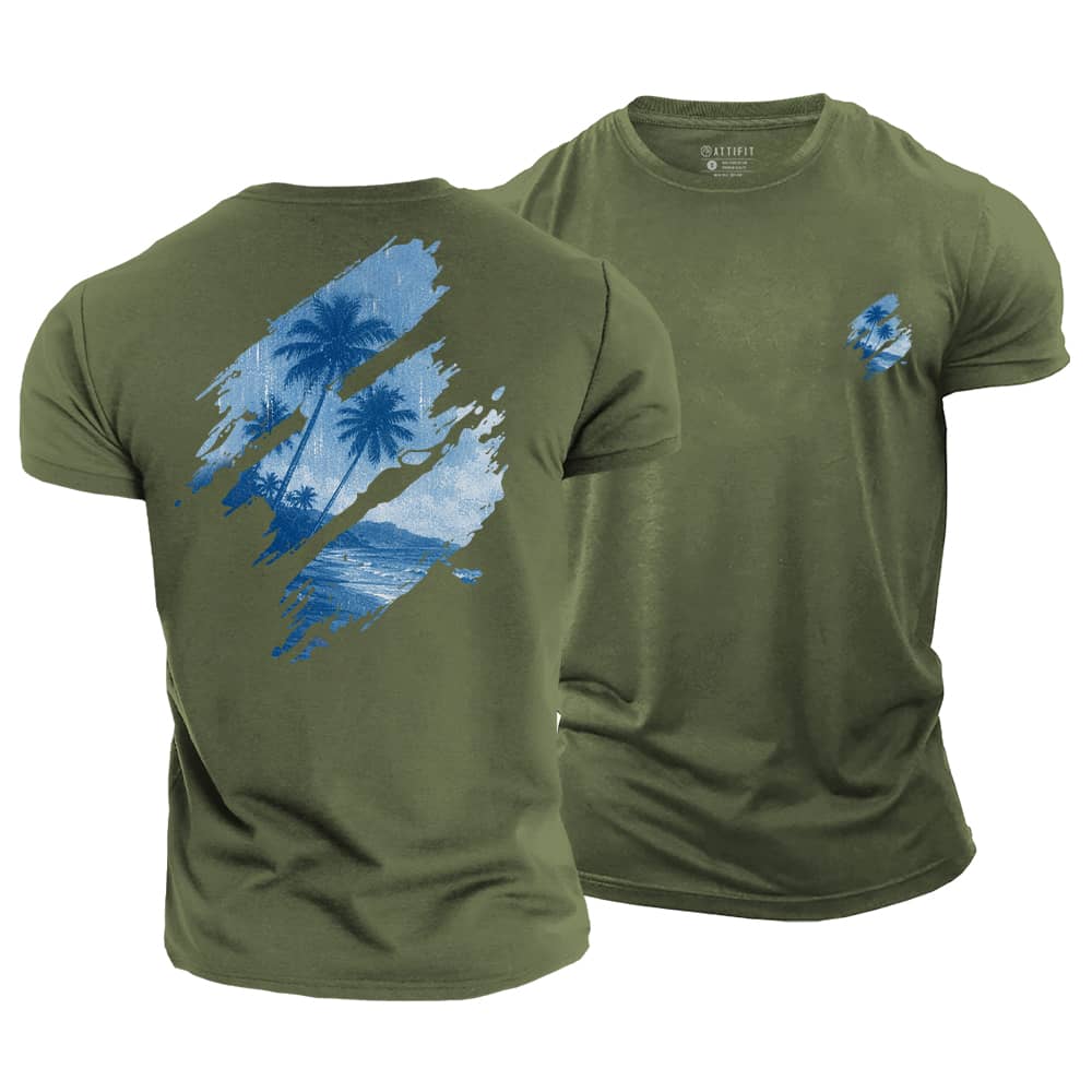 Palm Impressions Cotton T-Shirt