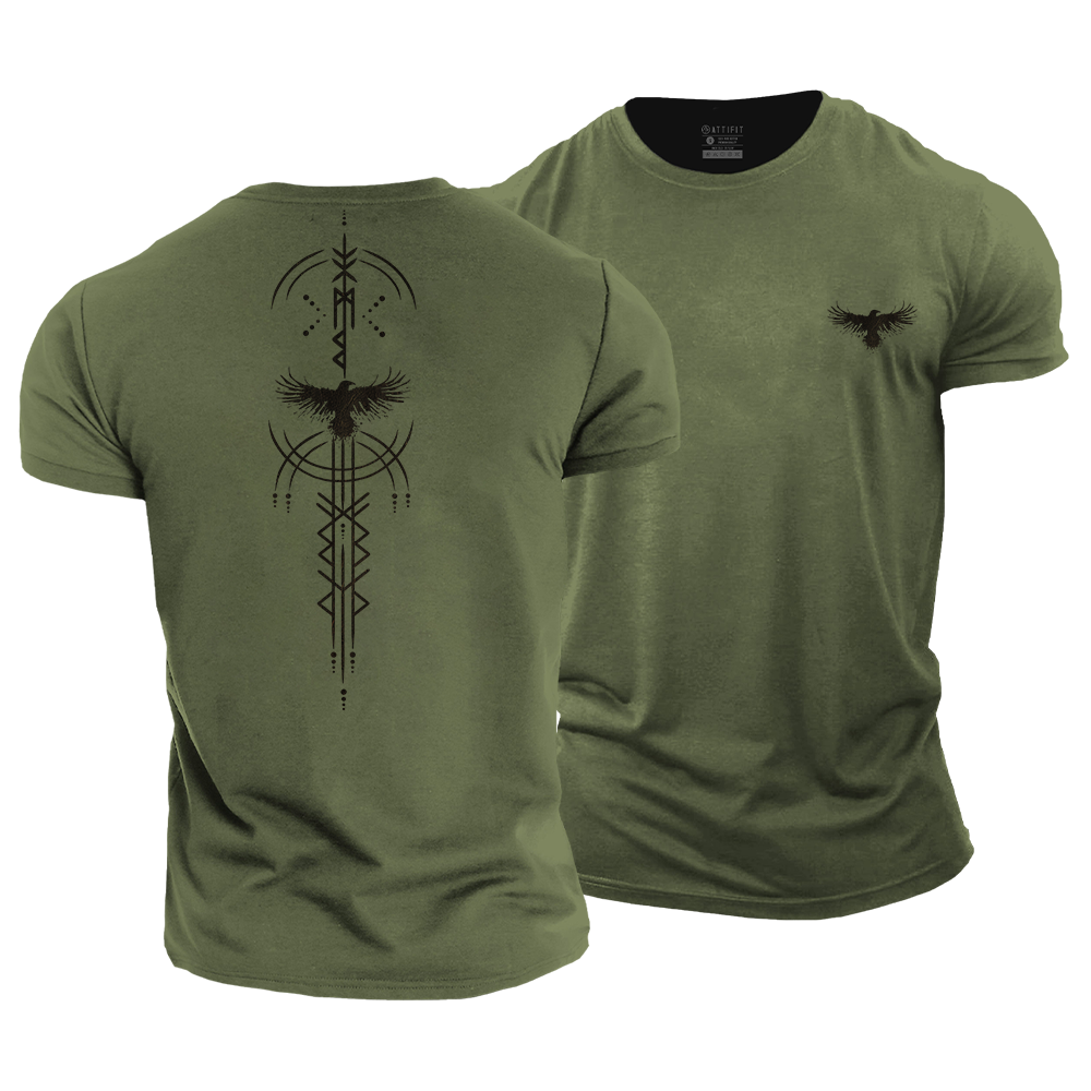 Viking Runes Cotton T-Shirt