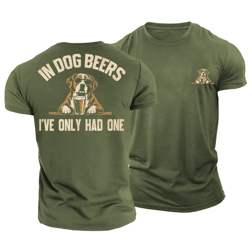 In Dog Beers Cotton T-Shirt
