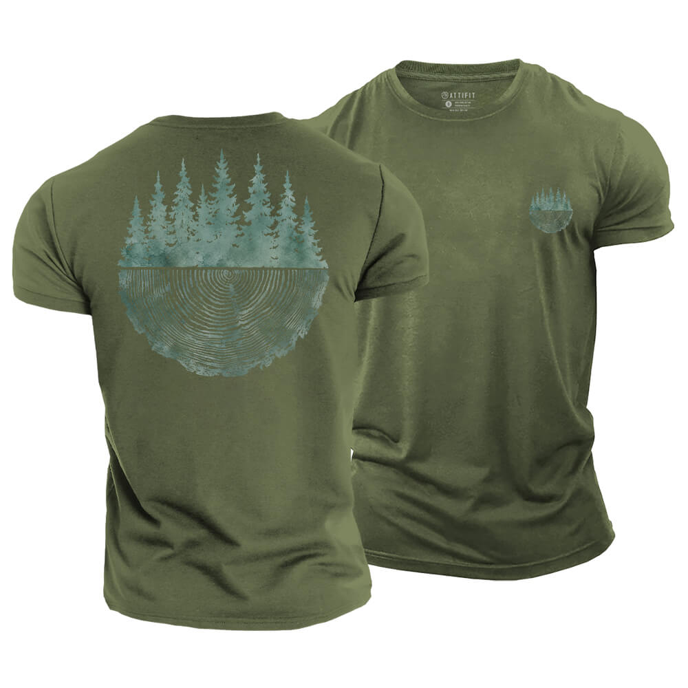 Forest And Ring Cotton T-Shirt
