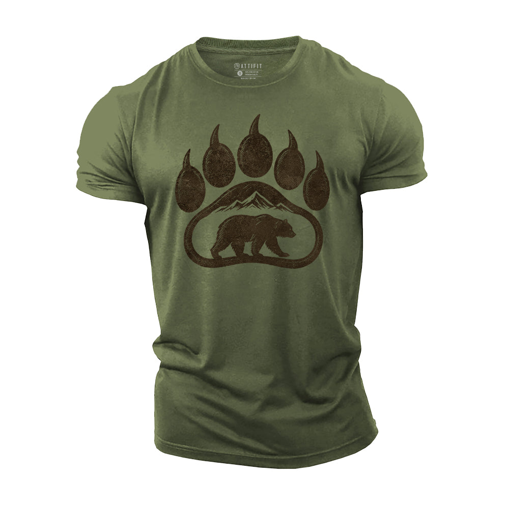 Mountain Bear Spirit Cotton T-Shirt