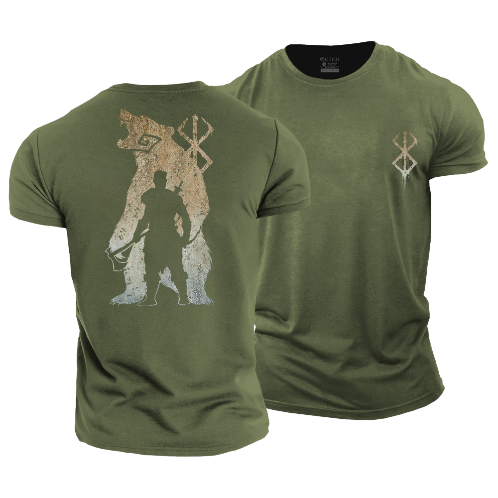 Viking Warrior Cotton T-Shirt