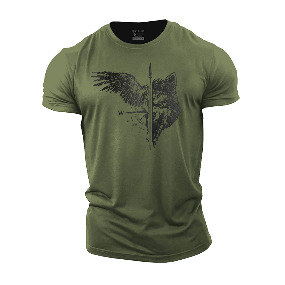 Wolf Wings Cotton T-Shirt