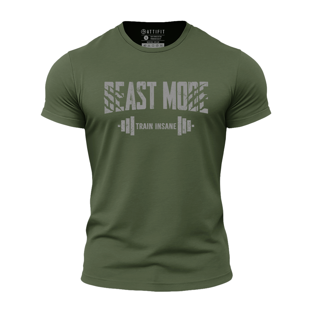 Beast Mode Train Insane Athletic Quick-Dry T-Shirt