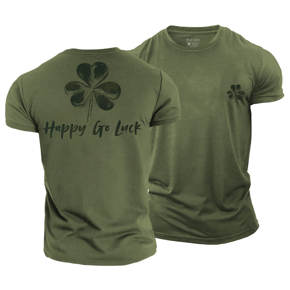 Happy Go Luck Cotton T-Shirt