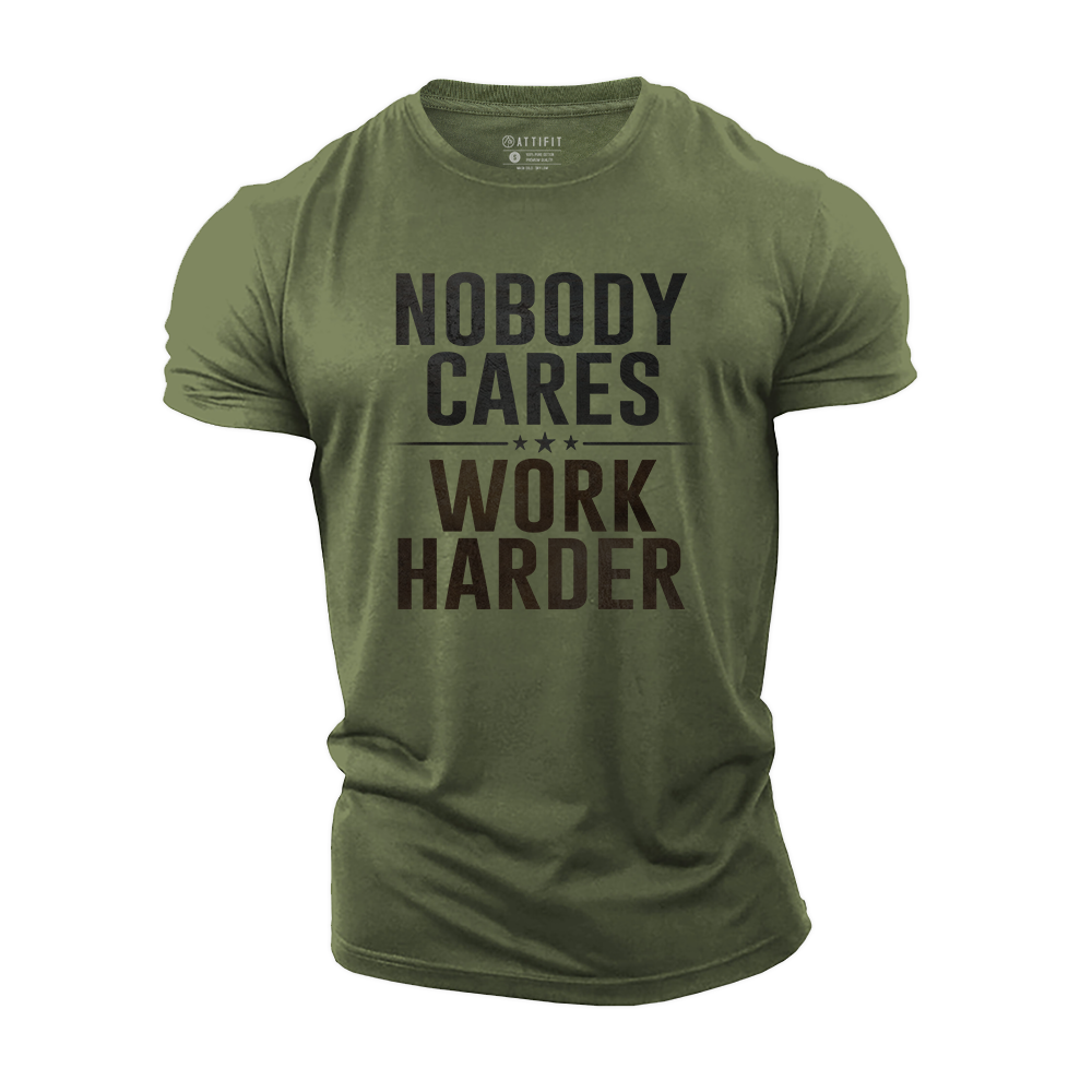 Work Hard Cotton T-Shirt