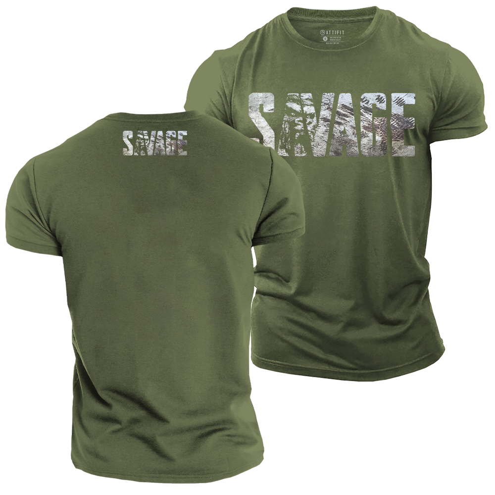Savage Strength Cotton T-Shirt