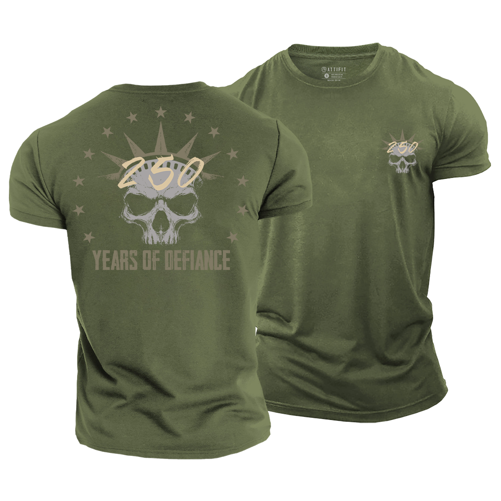 250 Years of Defiance Cotton T-Shirt