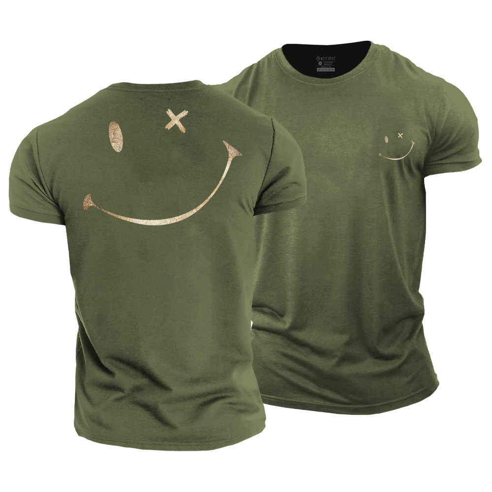 Simple Smiley Cotton T-Shirt