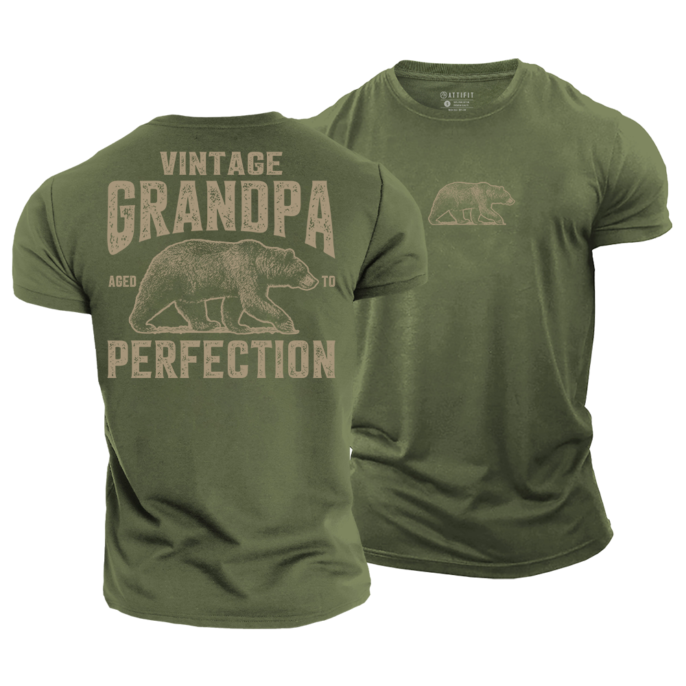 Vintage Grandpa Cotton T-Shirt