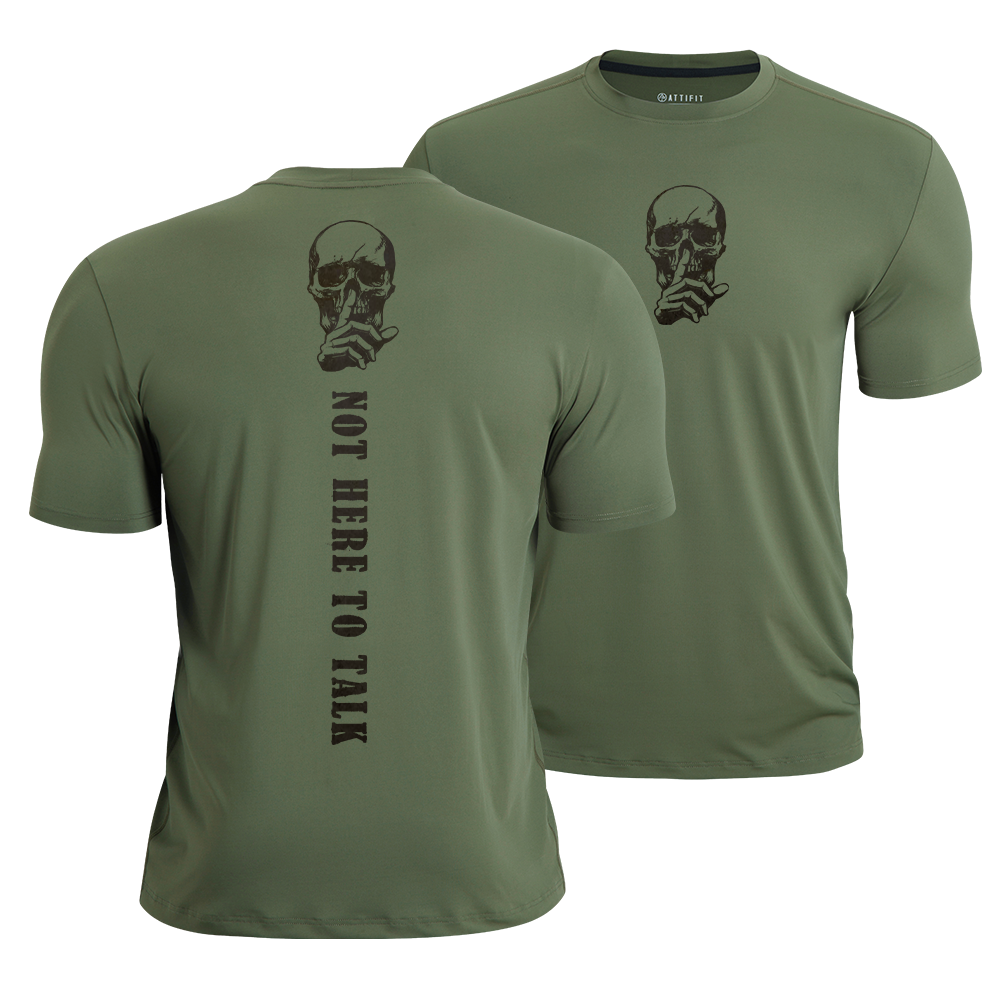 Not Here to Talk Quick-Dry T-Shirt
