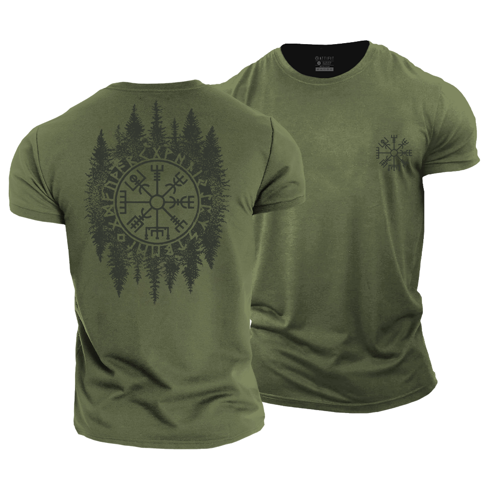 Viking Forest Cotton T-Shirt