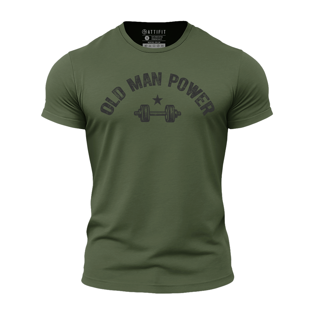 Old Man Power Athletic Quick-Dry T-Shirt