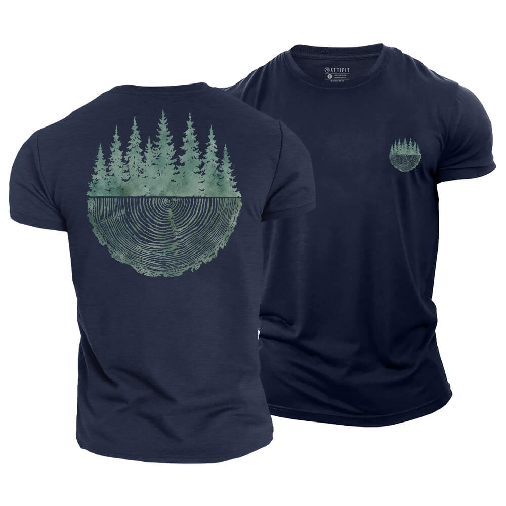 Forest And Ring Cotton T-Shirt