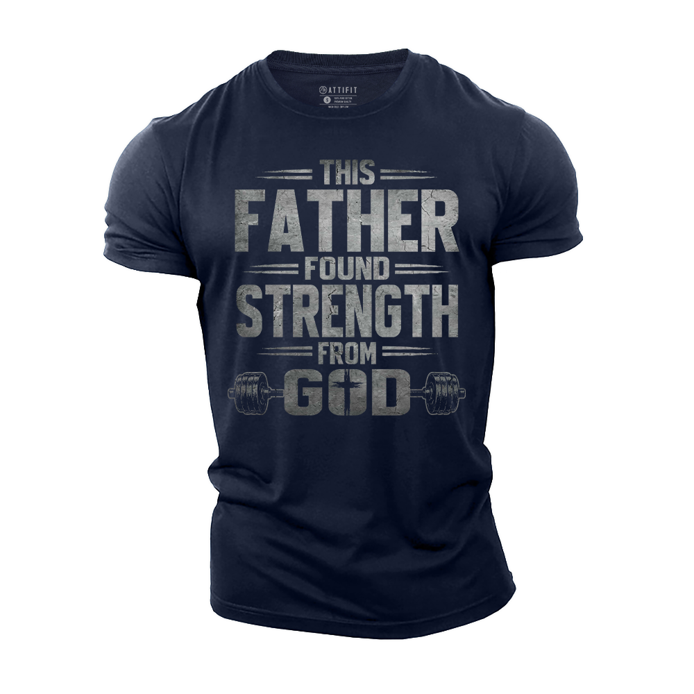 Strength In God Cotton T-Shirt