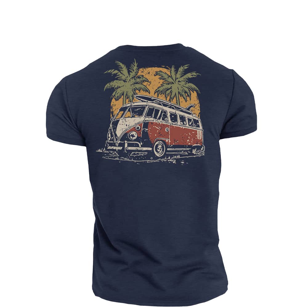 Bus Vacation Cotton T-Shirt