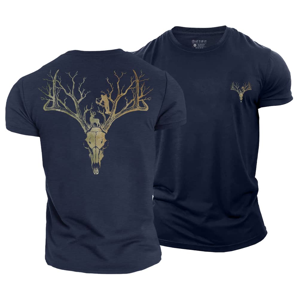 Hunt Deer Cotton T-Shirt