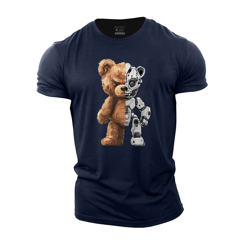 Mechanical Bear Cotton T-Shirt