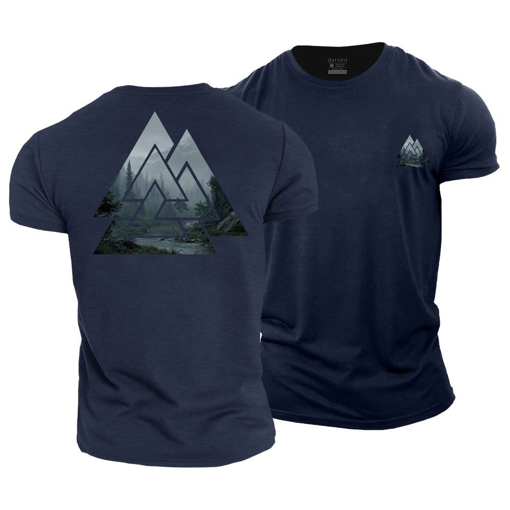Viking Valknut Cotton T-Shirt