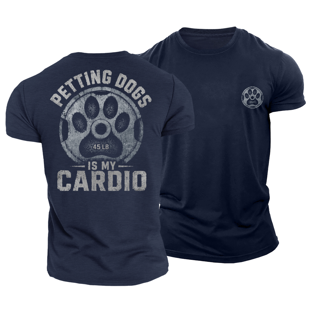 Petting Dogs Cardio Cotton T-Shirt