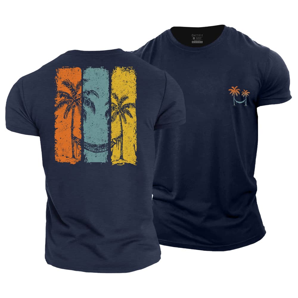 Smiley Palm Cotton T-Shirt