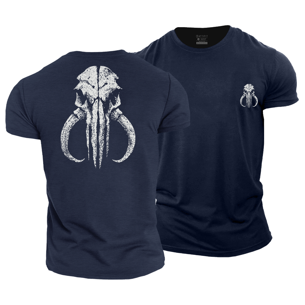 Tusk Skeleton Cotton T-Shirt