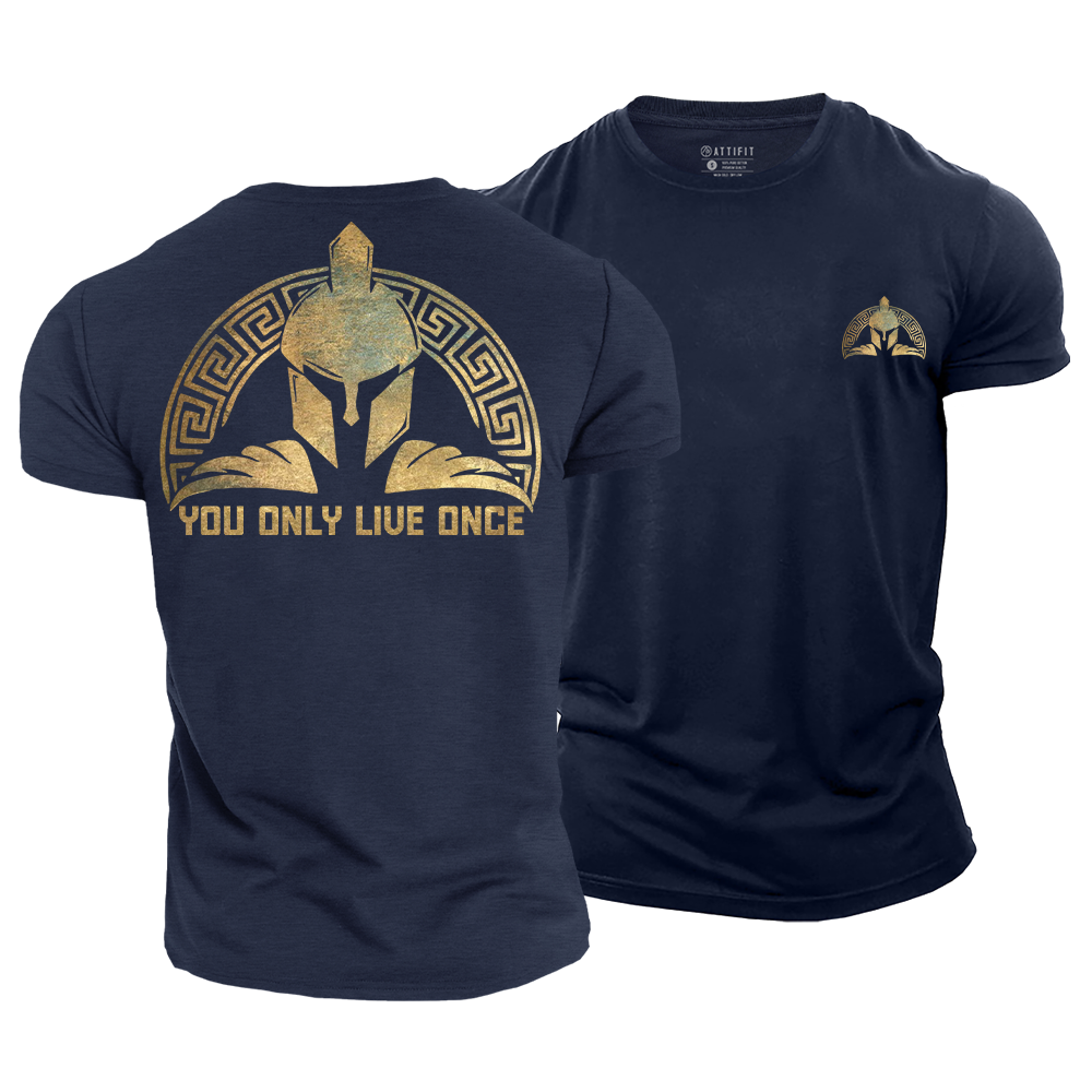 Live like a Spartan Cotton T-Shirt