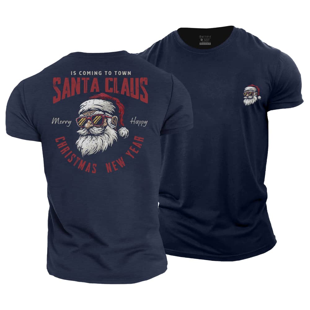Santa Claus Is Coming Cotton T-Shirt