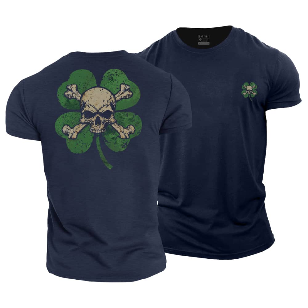 Lucky Skull Cotton T-Shirt