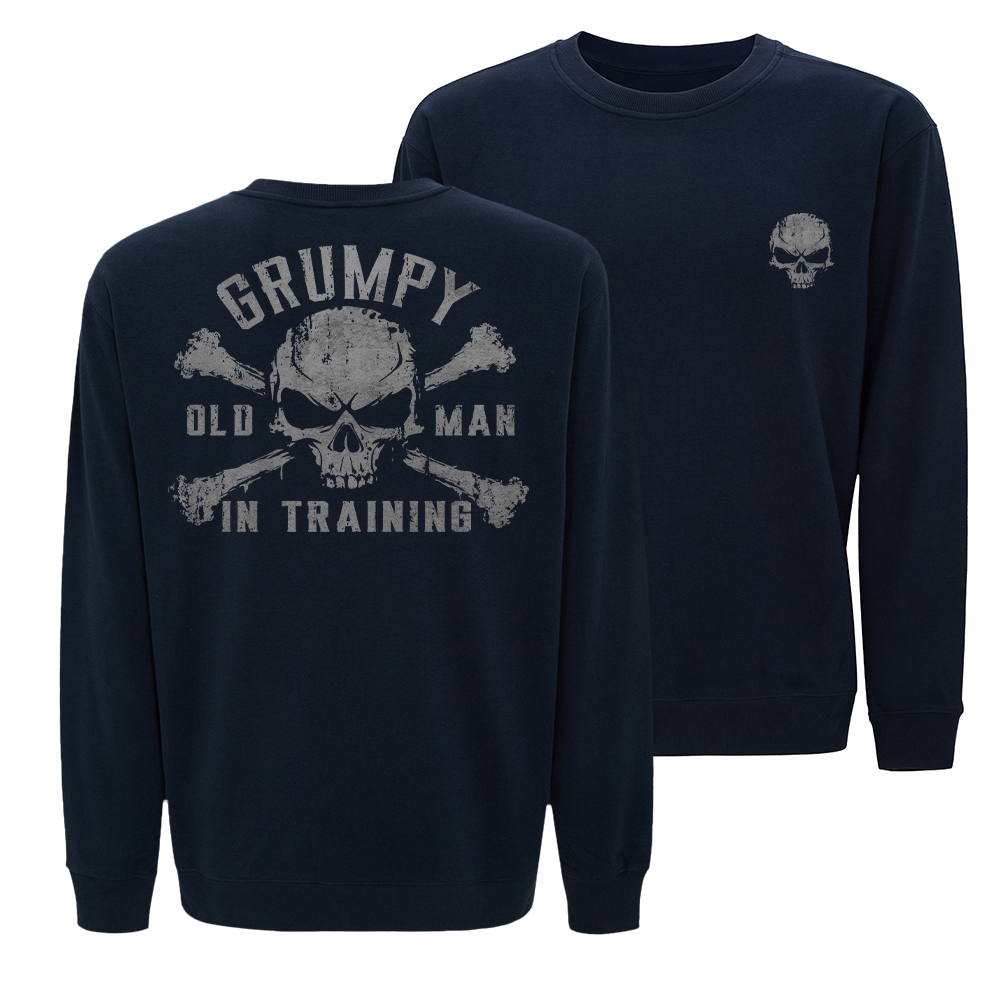 Grumpy Old Man in Training Crewneck Sweatshirt
