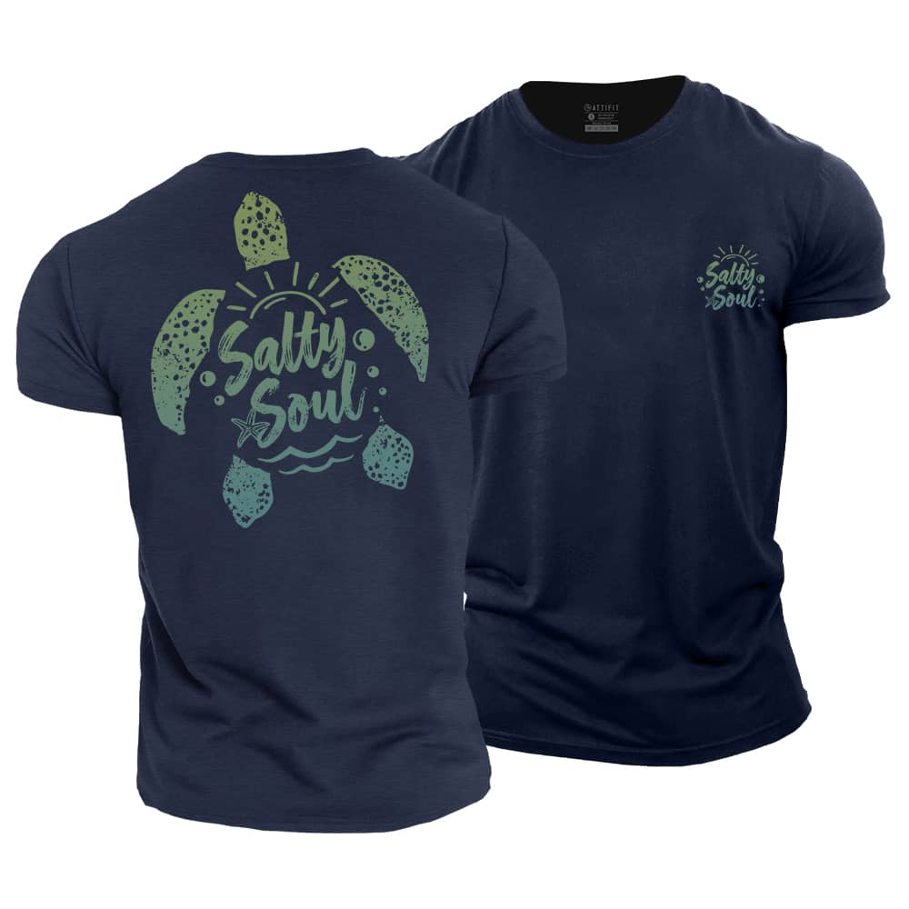 Salty Soul Cotton T-Shirt