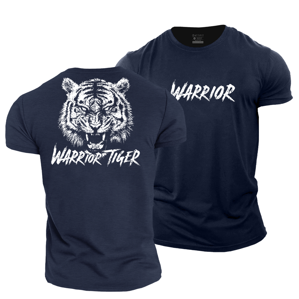 Warrior Tiger Cotton T-Shirt